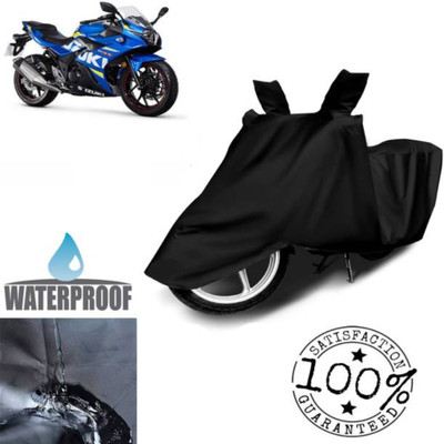 RAAMKM Waterproof Two Wheeler Cover for Hero, Honda, Royal Enfield, TVS(Versys-X 300, Black)