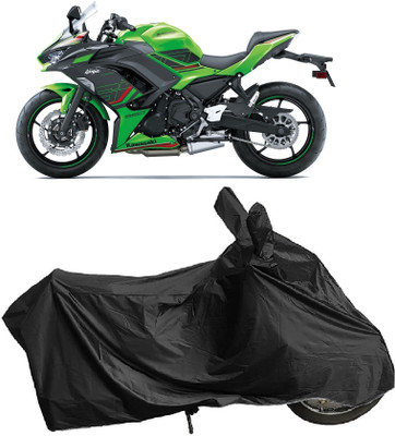 DIGGU Two Wheeler Cover for Kawasaki(Ninja 650 bs6, Black)