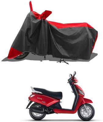 PAGORA Waterproof Two Wheeler Cover for Mahindra(Gusto 125 BS6, Red, Black)