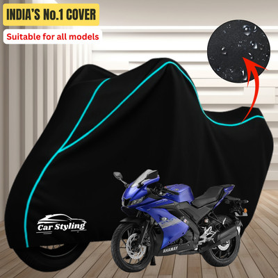 Car Styling Waterproof Two Wheeler Cover for Yamaha(R15, Maroon)