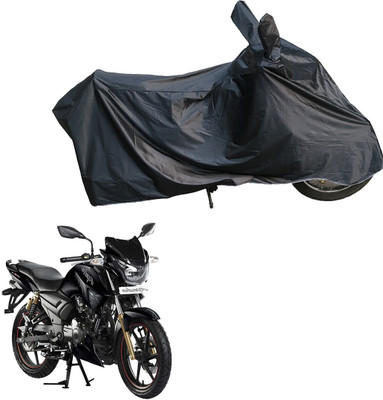 Motodreka Waterproof Two Wheeler Cover for TVS(Apache RTR 180, Black)