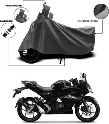 ANTHUB Waterproof Two Wheeler Cover for Universal For Bike(Grey)