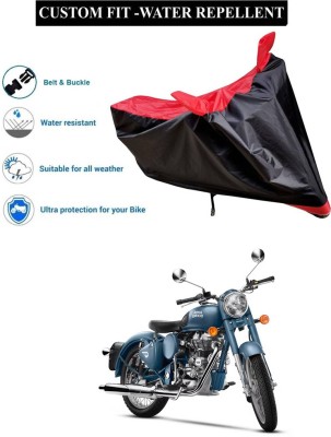 CODOKI Waterproof Two Wheeler Cover for Royal Enfield(Classic Squadron, Red)