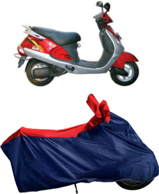 Autofly Waterproof Two Wheeler Cover for Kinetic(Nova, Blue, Red)