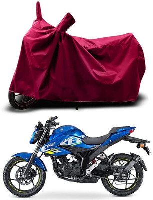 DeepShakshi AUTOMOTIVE Two Wheeler Cover for Suzuki(Gixxer SF, Maroon)