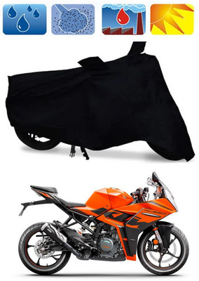 RTS COLLECTIONS Two Wheeler Cover for KTM(Duke 390, Black)