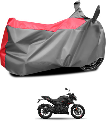 CODOKI Waterproof Two Wheeler Cover for Bajaj(Pulsar 250, Grey, Red)