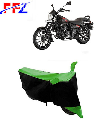 FFZ Two Wheeler Cover for Bajaj(Avenger 220 Street, Black, Green)