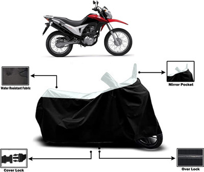 Amexride Two Wheeler Cover for Honda(NXR 160, White)
