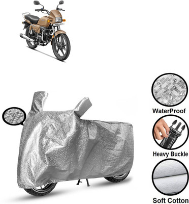 CODOKI Waterproof Two Wheeler Cover for Hero(Splendor Plus, Silver)