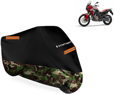 Horseyaart Waterproof Two Wheeler Cover for Honda(CRF1000L Africa Twin, Multicolor)