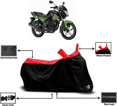 Amexride Two Wheeler Cover for Yamaha(SZ RR V2.0 BS6, Red)