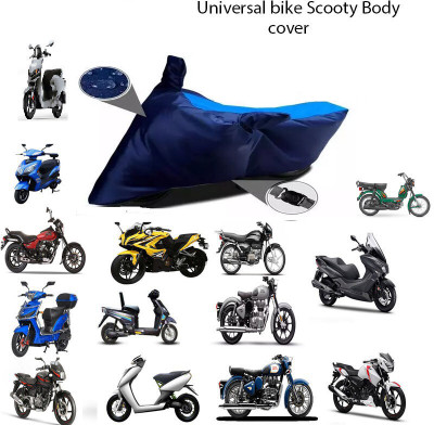 DeepShakshi AUTOMOTIVE Waterproof Two Wheeler Cover for Piaggio(BS6, Blue)