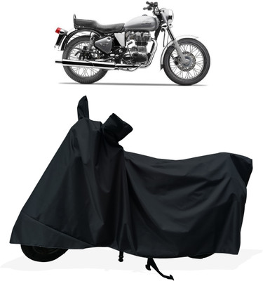 Tricway Two Wheeler Cover for Royal Enfield(Electra 5S, Black)