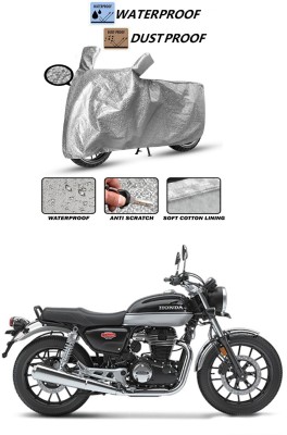 Ascension Waterproof Two Wheeler Cover for Honda(Hness CB350, Silver)