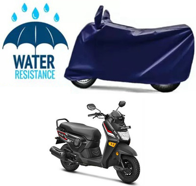 Furious3D Two Wheeler Cover for Honda(Cliq, Blue)