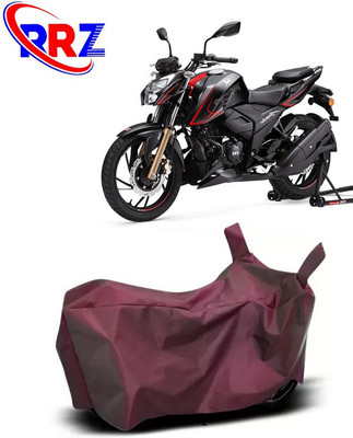 RRZ Waterproof Two Wheeler Cover for TVS(Apache RTR 200 4V, Maroon)