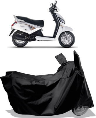 Amexride Two Wheeler Cover for Mahindra(Gusto, Black)