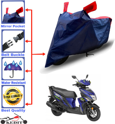 KEDIT Two Wheeler Cover for Yamaha(Ray, Red, Blue)