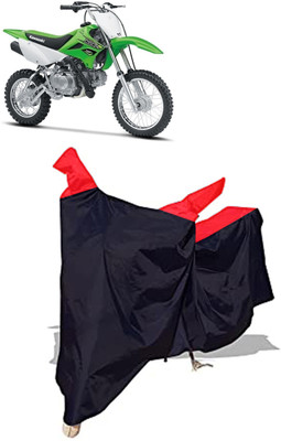 Amexride Two Wheeler Cover for Kawasaki(KLX 110, Black)