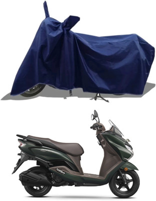 Mdstar Waterproof Two Wheeler Cover for Suzuki(Burgman Street 125, Blue)