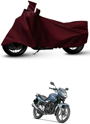 ZEDTEEK Waterproof Two Wheeler Cover for Suzuki(GS 150R, Maroon)