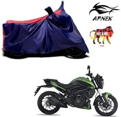 DeepShakshi AUTOMOTIVE Waterproof Two Wheeler Cover for Bajaj(Dominar, Red, Blue)