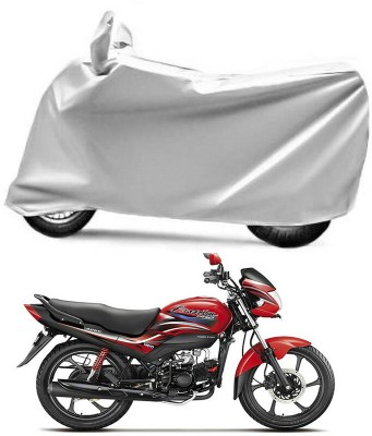 AutoTiger Two Wheeler Cover for Hero(Passion Pro i3S, Silver)