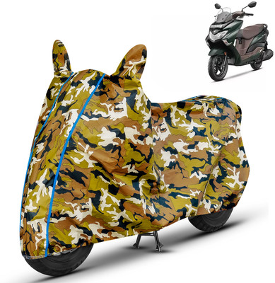 AUTOMOZEXO Waterproof Two Wheeler Cover for Suzuki(Burgman Street 125, Multicolor)