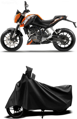 amtec Waterproof Two Wheeler Cover for KTM(Duke 200, Black)