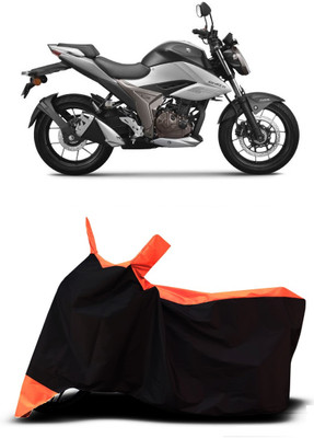 VESMEI Two Wheeler Cover for Suzuki(Bandit, Orange)