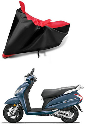 AutoGalaxy Waterproof Two Wheeler Cover for Honda(Activa 6G, Red, Black)