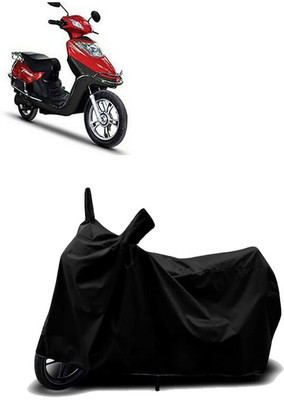 KEDIT Two Wheeler Cover for Hero(Electric Flash BS6, Black)