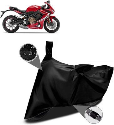 DeepShakshi AUTOMOTIVE Two Wheeler Cover for Honda(CBR650R, Black)