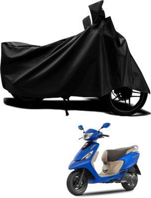 AASHTIK MART Two Wheeler Cover for TVS(Zest 110 BS6, Black)