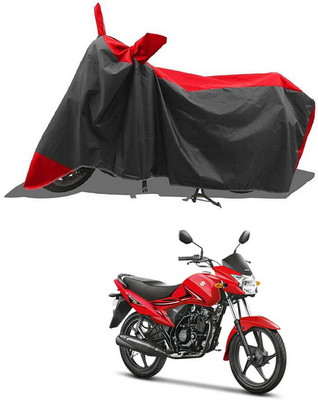 PAGORA Waterproof Two Wheeler Cover for Suzuki(Hayate, Red, Black)