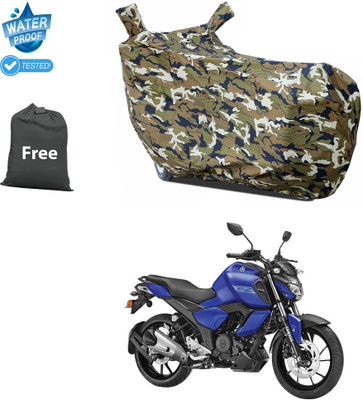 CODOKI Waterproof Two Wheeler Cover for Yamaha(FZ-S Fi Version 3.0, Yellow)