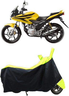 Coxtor Waterproof Two Wheeler Cover for Honda(CBF Stunner, Yellow)