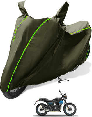 Auto Hub Waterproof Two Wheeler Cover for Royal Enfield(Green)