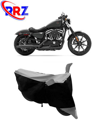RRZ Waterproof Two Wheeler Cover for Harley Davidson(Iron 883, Black, Grey)