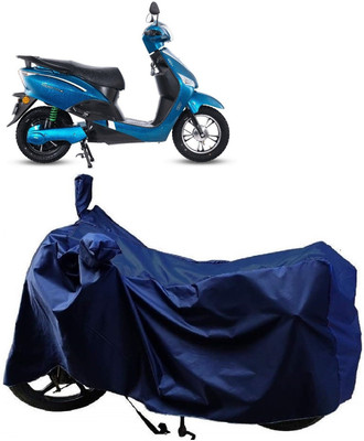 MMSSTAR Waterproof Two Wheeler Cover for Hero(Electric Optima Plus BS6, Blue)