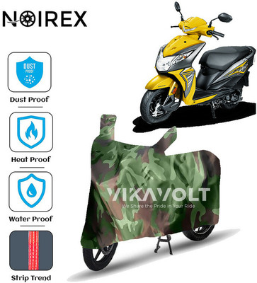 NOIREX Waterproof Two Wheeler Cover for Honda(Dio, Green)