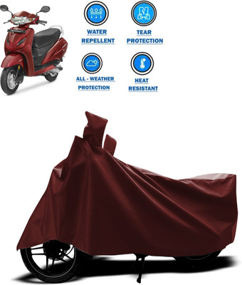 GOSHIV-car and bike accessories Waterproof Two Wheeler Cover for Honda(Activa 4G, Maroon)