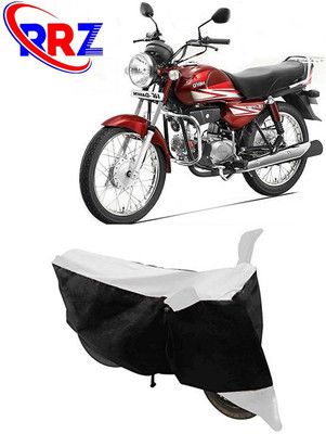 RRZ Waterproof Two Wheeler Cover for Hero(HF Dawn, Black, White)