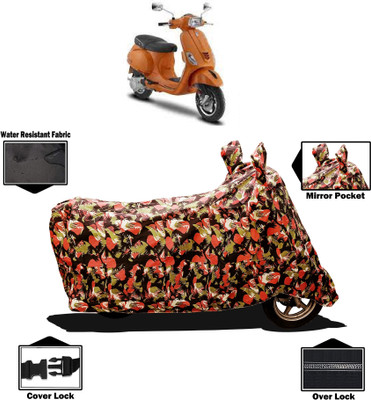 Amexride Two Wheeler Cover for Piaggio(Vespa SXL, Multicolor)