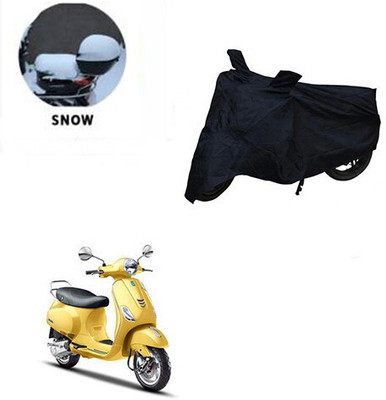 DeepShakshi AUTOMOTIVE Waterproof Two Wheeler Cover for Piaggio(Vespa SXL, Black)