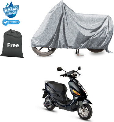 PAGORA Waterproof Two Wheeler Cover for Hero(Electric Cruz BS6, Silver)