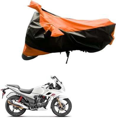 Mdstar Waterproof Two Wheeler Cover for Hero(Karizma, Black, Orange)