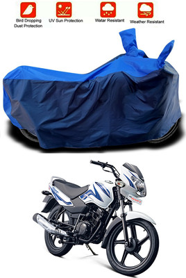 Mdstar Waterproof Two Wheeler Cover for TVS(Sport ES, Blue, Blue)