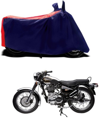 PAGORA Waterproof Two Wheeler Cover for Royal Enfield(Electra Delux, Red)